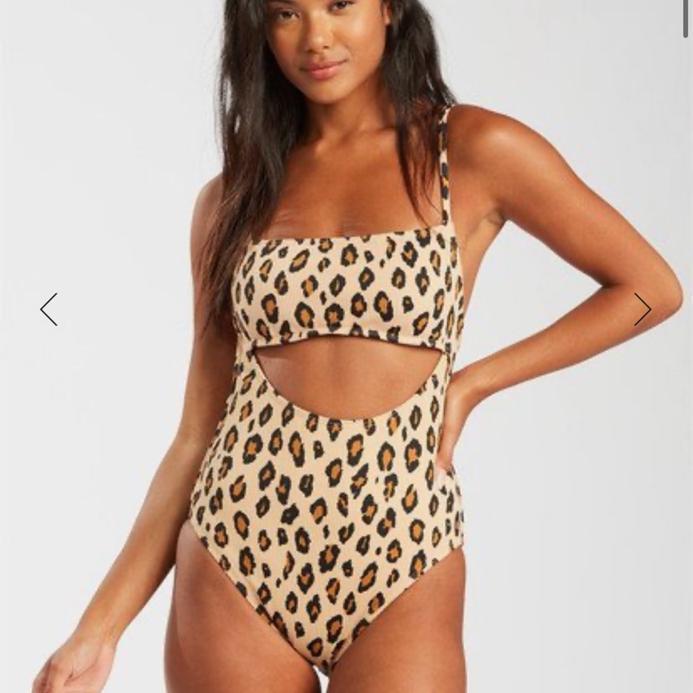 Billabong Wild Ways Leopard One Piece Swimsuit